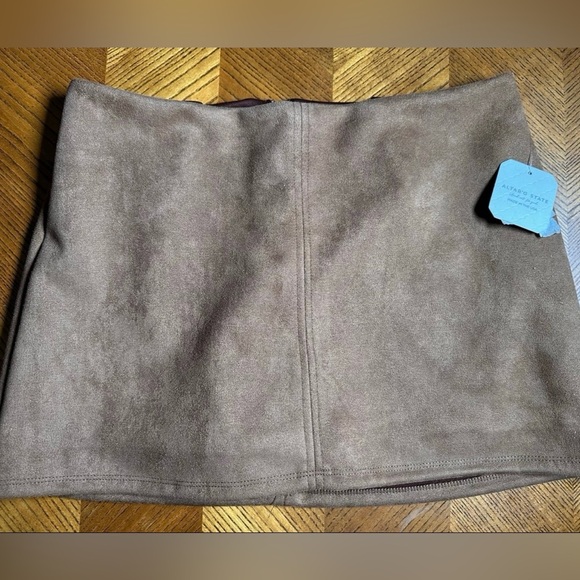 Celine Suede Skort Camel SZ L - Picture 10 of 10